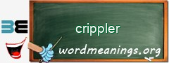 WordMeaning blackboard for crippler